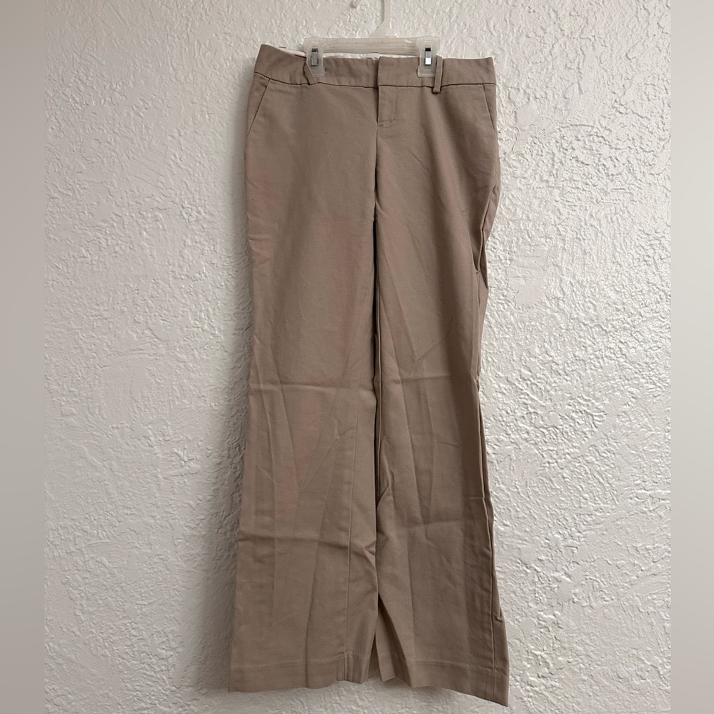 Khaki colored dress pants